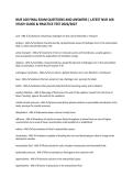 NUR 168 FINAL EXAM QUESTIONS AND ANSWERS &vert; LATEST NUR 168 STUDY GUIDE & PRACTICE TEST 2026&sol;2027
