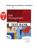 Risk Management and Insurance 12tḣ Edition James Triescḣmann &lpar;Cḣapter 1&NewLine;24&rpar;