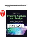 S&Yuml;STEMS ANAL&Yuml;SIS AND DESIGN&comma; 8TH EDITION B&Yuml; DENNIS &lpar;CHAPTER 1 &NewLine;TO 13&rpar; 