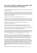 NUR 310 EXAM 1 CHAPTERS 1-4 QUESTIONS AND ANSWERS &vert; LATEST NUR 310 STUDY GUIDE & PRACTICE TEST 2026&sol;2027