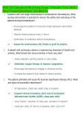 NUR 265 Advanced Med-Surg Exam 1 Practice Test 2026 &vert; &NewLine;Most Tested Questions &vert; Graded A&plus;