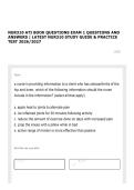 NUR310 ATI BOOK QUESTIONS EXAM 1 QUESTIONS AND ANSWERS &vert; LATEST NUR310 STUDY GUIDE & PRACTICE TEST 2026&sol;2027