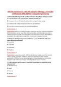 BIOL 101 Final Exam V2 &vert; BIOL 101 Principles of Biology &vert; Actual Q&A &NewLine;with Rationale &lpar;BIOL101 Final Exam&rpar; &vert; Liberty University
