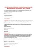 BIOL 101 Final Exam V1 &vert; BIOL 101 Principles of Biology &vert; Actual Q&A &NewLine;with Rationale &lpar;BIOL101 Final Exam&rpar; &vert; Liberty University