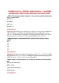 CHM 2210 Exam 4 V1 &vert; CHM 2210 Organic Chemistry I &vert; Actual Q&A &NewLine;with Rationale &lpar;CHM2210 Exam 4&rpar; &vert; University of Central Florida