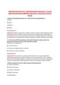 CHM 2210 Final Exam V3 &vert; CHM 2210 Organic Chemistry I &vert; Actual &NewLine;Q&A with Rationale &lpar;CHM2210 Final Exam&rpar; &vert; University of Central &NewLine;Florida 