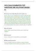 WGU D664 EXAMINATION TEST&NewLine;QUESTIONS AND SOLUTIONS GRADED&NewLine;A&plus;
