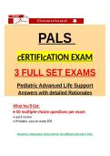 PALS Certification Exam &ndash; Pediatric Advanced Life Support 3 Full Set Exams &lpar;150 Questions&rpar; with Detailed Rationales