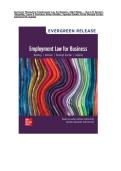 Instructor Manual for Employment Law for Business&comma; 10th Edition by Dawn D&period; Bennett-Alexander&comma; Laura P&period; Hartman&comma; Robyn Berkley&comma; Aquesha Daniels&comma; Kiren Dosanjh Zucker&comma; and David M&period; Kaplan &vert; 2027