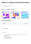 RDAEF2 CA &ndash; Questions With Fully Solved Solutions