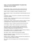 WGU C175 DATA MANAGEMENT FOUNDATION VERIFIED STUDY GUIDE