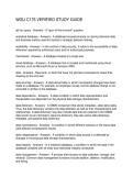 WGU C175 VERIFIED STUDY GUIDE
