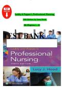 Test Bank for Leddy & Pepper&rsquo;s Professional Nursing 10th Edition by Lucy Hood&comma; Chapters 1&ndash;22