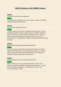 BCBA Exam Questions with CORRECT Answers