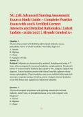 NU 518&colon; Advanced Nursing Assessment Exam 2 Study Guide &ndash; Complete Practice Exam with 100&percnt; Verified Correct Answers and Detailed Rationales &vert; Latest Update - 2026&sol;2027 &vert; Already Graded A&plus;