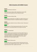 BCBA Exam Questions with CORRECT Answers