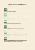 BCBA Exam Questions with CORRECT Answers