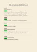 BCBA Exam Questions with CORRECT Answers