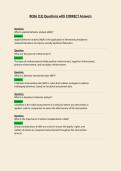BCBA Exam Questions with CORRECT Answers