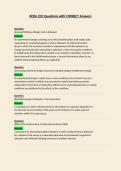 BCBA Exam Questions with CORRECT Answers
