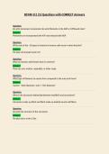 BCMB 311  Questions with CORRECT Answers
