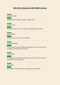BESC 3010 Questions with CORRECT Answers
