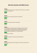 BESC 3010 Questions with CORRECT Answers