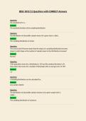 BESC 3010 Questions with CORRECT Answers