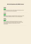 BIO 152  Questions with CORRECT Answers