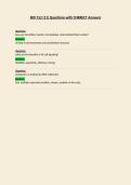 BIO 152  Questions with CORRECT Answers