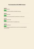Bio 152 Questions with CORRECT Answers