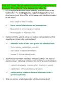 NUR 265 Exam 2 Respiratory and Endocrine CareQuestions & &NewLine;Answers 2026 &vert; High-Yield Review &vert; Graded A&plus;
