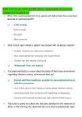 NUR 265 Exam 4 Prep PDF 2026 &vert; Questions & Correct &NewLine;Answers &vert; Graded A&plus;