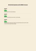 BIO 168  Questions with CORRECT Answers