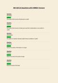 BIO 168  Questions with CORRECT Answers