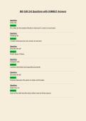 BIO 168  Questions with CORRECT Answers