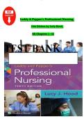 Test Bank for Leddy & Pepper&rsquo;s Professional Nursing 10th Edition by Lucy Hood All Chapters 1-22