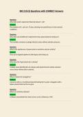 BIO210 Questions with CORRECT Answers &lpar;Grade A&plus;&rpar;