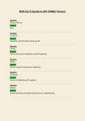 BIOD 102 Questions with CORRECT Answers