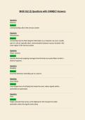 BIOD 102 Questions with CORRECT Answers