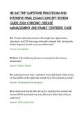 NR 667 FNP CAPSTONE PRACTICUM AND&NewLine;INTENSIVE FINAL EXAM CONCEPT REVIEW&NewLine;GUIDE 2026 CHRONIC DISEASE&NewLine;MANAGEMENT AND FAMILY CENTERED CARE