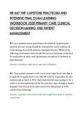 NR 667 FNP CAPSTONE PRACTICUM AND&NewLine;INTENSIVE FINAL EXAM LEARNING&NewLine;WORKBOOK 2026 PRIMARY CARE CLINICAL&NewLine;DECISION MAKING AND PATIENT&NewLine;MANAGEMENT