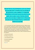 NR 567 FINAL EXAM&sol;NR 567 ACTUAL FINAL EXAM 2026-2027 COMPLETE EXAM REAL QUESTIONS AND CORRECT VERIFIED ANSWERS WITH DETAILED RATIONALES &lpar;100&percnt; RELIABLE SOLUTIONS&rpar; NR 567 FINAL EXAM 2026 CURRENTLY UPDATED EXAM &vert;GUARANTEED PASS A&plus; &vert;INSTANT DOWNLOAD PDF