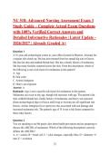 NU 518 Advanced Health Assessment Master Exam Pack &lpar;Exams 1&comma; 2 & 3&rpar; &vert; Practice Questions&comma; Verified Answers & Clinical Rationales &lpar;2026&sol;2027&rpar; &vert; University of South Alabama