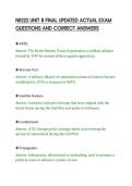 NR222 UNIT 8 FINAL UPDATED ACTUAL EXAM&NewLine;QUESTIONS AND CORRECT ANSWERS