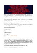 NBHWC TEST &lpar;2026&sol;2027&rpar;&NewLine;UPDATE&vert;EXAM 100 &plus;&NewLine;QUESTIONS WITH MULTIPLE&NewLine;CHOICES &vert;VERIFIED & REVISED&NewLine;ANSWERS &lpar;NEW&rpar;&excl;&excl;&excl;