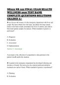 NR222 NR 222 FINAL EXAM HEALTH&NewLine;WELLNESS 2026 TEST BANK&NewLine;COMPLETE QUESTIONS SOLUTIONS&NewLine;GRADED A&plus;