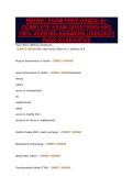 NBHWC EXAM PREP GRADE A&plus;&NewLine;COMPLETE EXAM QUESTIONS AND&NewLine;100&percnt; VERIFIED ANSWERS &lpar;2026&sol;2027&rpar;&NewLine;PASS GUARANTEE