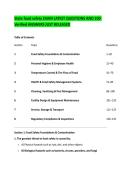 State food safety EXAM LATEST QUESTIONS AND 100- &NewLine;Verified ANSWERS JUST RELEASED