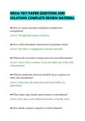 NR326 TEST PAPER QUESTIONS AND&NewLine;SOLUTIONS COMPLETE REVIEW MATERIAL&NewLine;